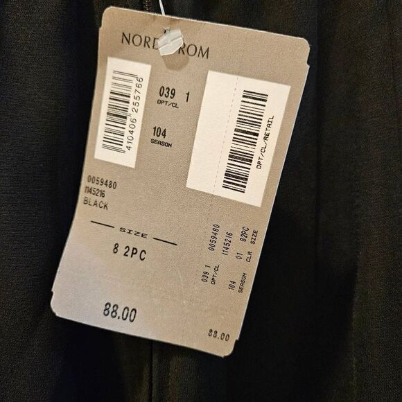 New with tags Bloomingdale's Black Dressy Elactic Waist Dressy Pants Size 8 - Picture 5 of 8